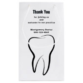 歯科 歯科医院 医療 スモールペーパーバッグ (裏面)