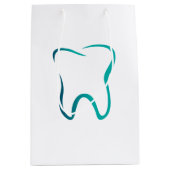歯科 歯 歯医学 医療 画像 ミディアムペーパーバッグ (正面)