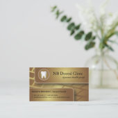 歯科/Dentist大将の名刺 予約カード (スタンド正面)