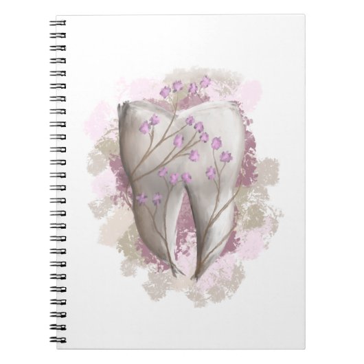 歯絵画の。歯医者歯科歯科。贈り物。 ノートブック (正面)