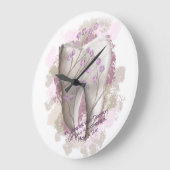 歯絵画の。歯医者歯科歯科。贈り物。 ラージ壁時計 (傾斜)