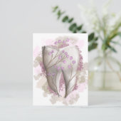 歯絵画の。歯医者、歯科、歯科。プレゼント. シーズンポストカード (スタンド正面)