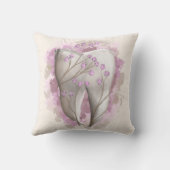 歯絵画の。歯科医師、歯科助手テンプレート クッション (裏面)