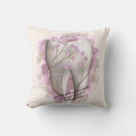 歯絵画の。歯科医師、歯科助手テンプレート クッション