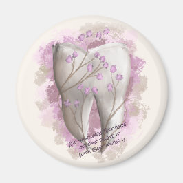 歯絵画の。歯科医師、歯科助手テンプレート マグネット