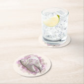 歯絵画の。歯科医師、歯科助手テンプレート ラウンドペーパーコースター (インサイチュ)