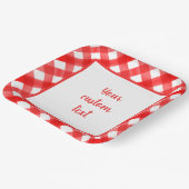 歯肉カスタム赤と白検査 ペーパープレート (傾斜あり)