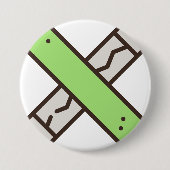 歯肉 缶バッジ (正面)