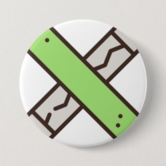 歯肉 缶バッジ (正面)