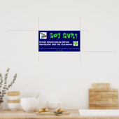 歯茎を噛まない ポスター (キッチン)