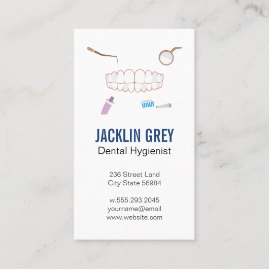 歯茎 |歯科ツール 名刺 (正面)