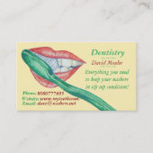 歯衛生歯及び口腔歯科医 名刺 (正面)