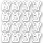 歯貼りブラシデンタルケアリマインダープランナー シール (正面)