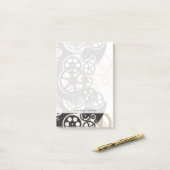 歯車が動く ポストイット (デスク上)