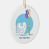 歯(カスタマイズ可能な) セラミックオーナメント (右)