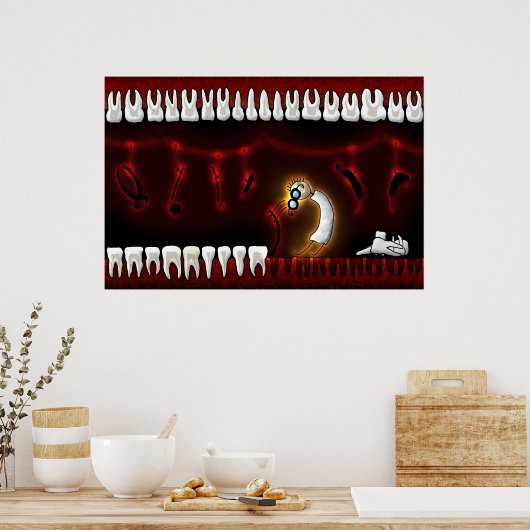 歯 ポスター (キッチン)