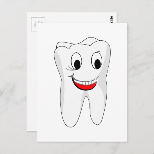 歯 ポストカード (正面/裏面)