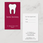 歯 予約カード (正面/裏面)