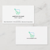 歯 名刺 (正面/裏面)