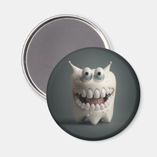 歯、磁石 マグネット (正面/裏面)