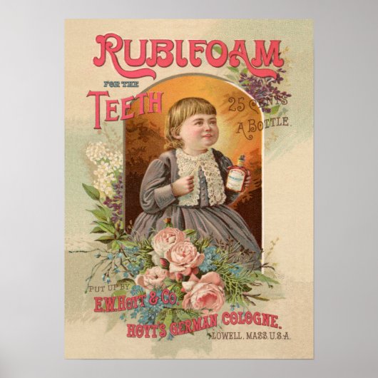 歯Ad用ルビフォーム ポスター (正面)