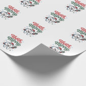 歯Be歯科メリー歯科医クリスマスクリスマス ラッピングペーパー (角)