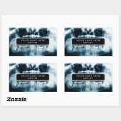 歯X線 長方形シール (シート)