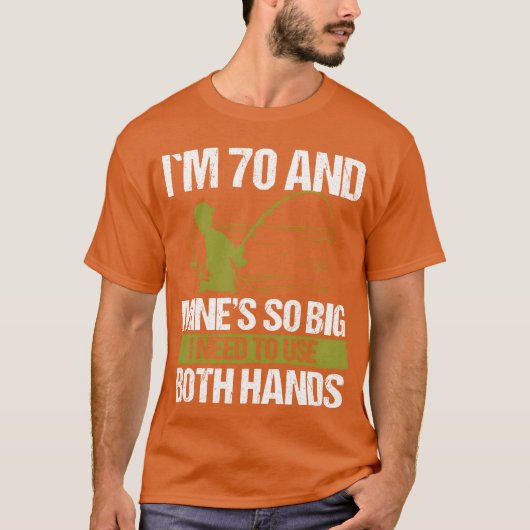 歳のルアーフィッシングおもしろグッズ Tシャツ (正面)