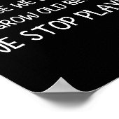 歳をとったからといって遊ぶのをやめない 老子の名言 ポスター (角)