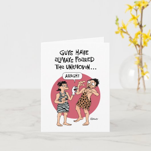 歳を取った男 カード (黄色い花)