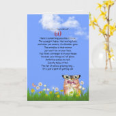 歳を取った60歳の誕生日ユーモア カード (黄色い花)