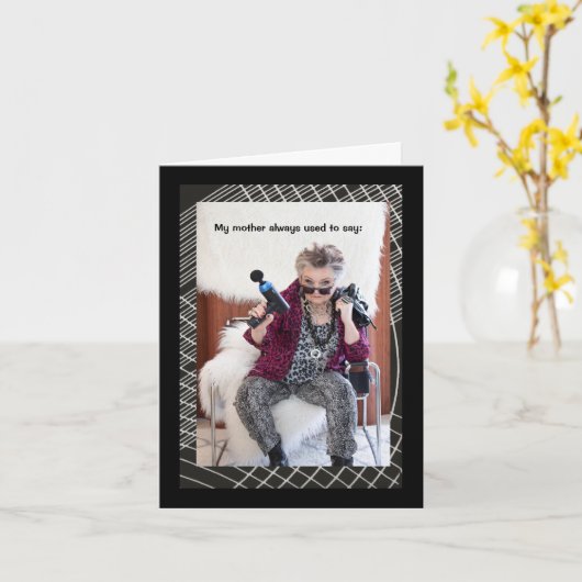 歳ユーモアのあるを取る カード (黄色い花)