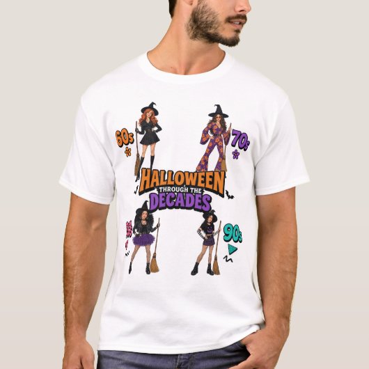 歴代のハロウィン リトロウィッチたち Tシャツ (正面)
