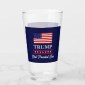 歴代最高のドナルド・トランプ大統領 タンブラーグラス (正面)