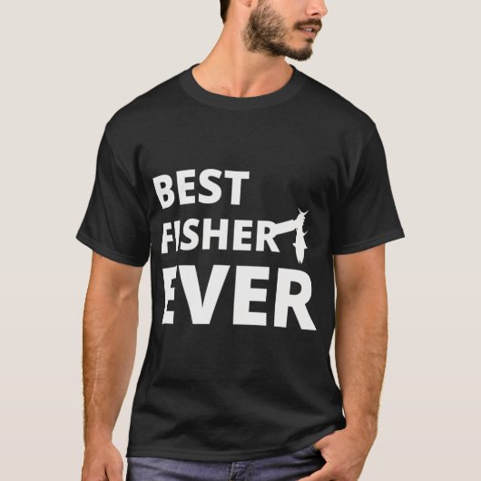 歴代最高の釣り師 Tシャツ (正面)