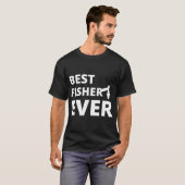 歴代最高の釣り師 Tシャツ (正面フル)