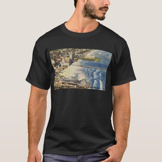 歴史あるロングビーチ | カリフォルニア海岸 Tシャツ (正面)