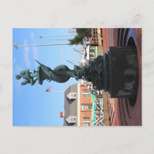 歴史ある噴水 – Massachusettsポストカード ポストカード (正面)