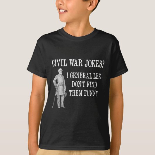 歴史おもしろいの内戦デザインBuff &amp; Hist Tシャツ (正面)