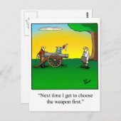 歴史おもしろい漫画のギフト ポストカード (正面/裏面)