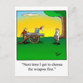 歴史おもしろい漫画のギフト ポストカード (正面)