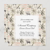 歴史と科学 – 知識の探求 招待状 (正面/裏面)