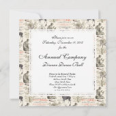 歴史と科学 – 知識の探求 招待状 (裏面)