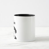 歴史に時々押しが必要 マグカップ (中央)