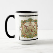 歴史のひよこのポッドキャストの芸術のマグ マグカップ (左)