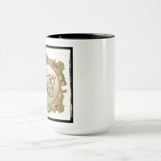 歴史のひよこのポッドキャストの芸術のマグ マグカップ (中央)