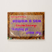 歴史のほとんどのために、匿名女性はでした ジグソーパズル (横)