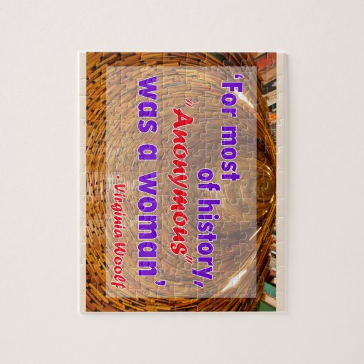 歴史のほとんどのために、匿名女性はでした ジグソーパズル (縦)