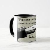 "歴史のほとんどのため、匿名女性はでした。" マグカップ (正面左)