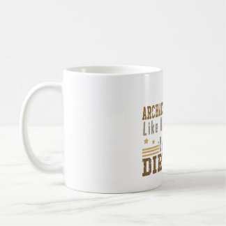 歴史のように汚い考古学 コーヒーマグカップ